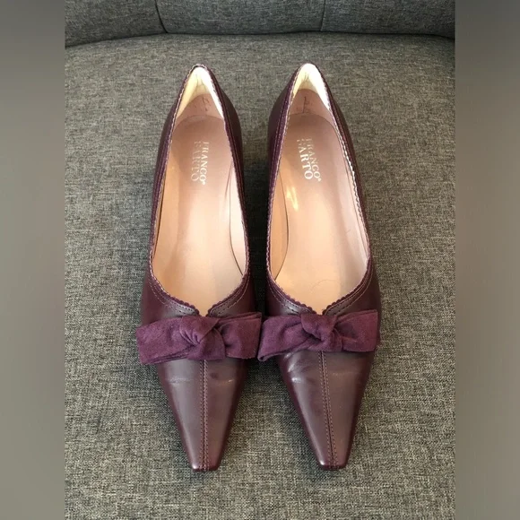 Franco Sarto Gracie Violet Pointed Toe Kitten Heel 10M - Picture 2 of 11